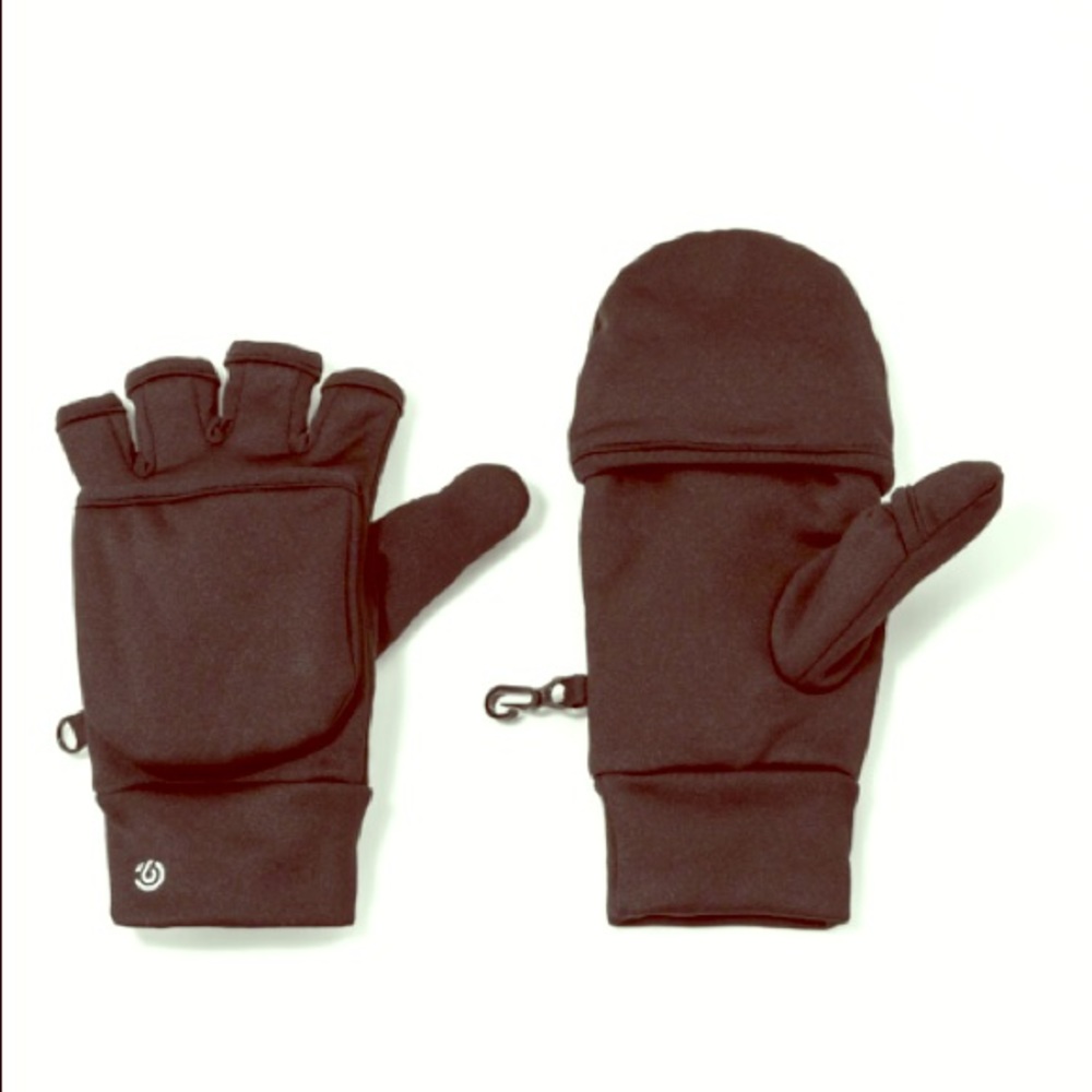 Champion Womens Flip Top Mitten Black W/polyester
